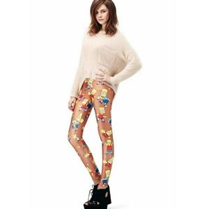 Bart Simpson Printed Leggings
